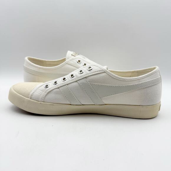Gola Womens Coaster Low Top Sneakers US 10 EU 41 Off White Canvas EUC - Picture 7 of 14